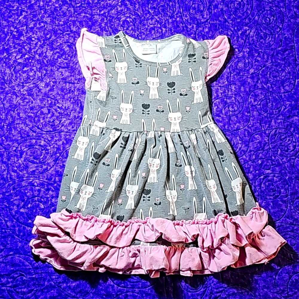 Boutique Bunny Twirl Dress